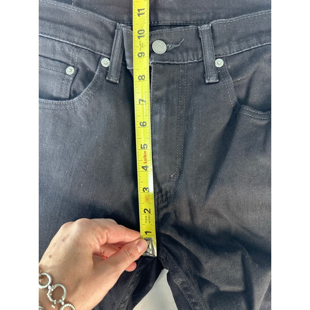 Levi Strauss Men's sz 32x32 Black 559 Mid Rise Cotton Stretch Straight Leg - Picture 10 of 11